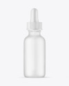 Frosted Glass Dropper Bottle Mockup