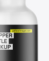 Frosted Glass Dropper Bottle Mockup