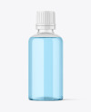 50ml Clear Glass Bottle Mockup