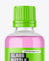 50ml Clear Glass Bottle Mockup