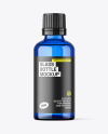 50ml Blue Glass Bottle Mockup 50ml Blue Glass Bottle Mockup