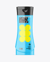 Glossy Plastic Shampoo Bottle Mockup
