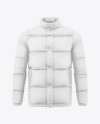 Men's Down Jacket Mockup - Front View