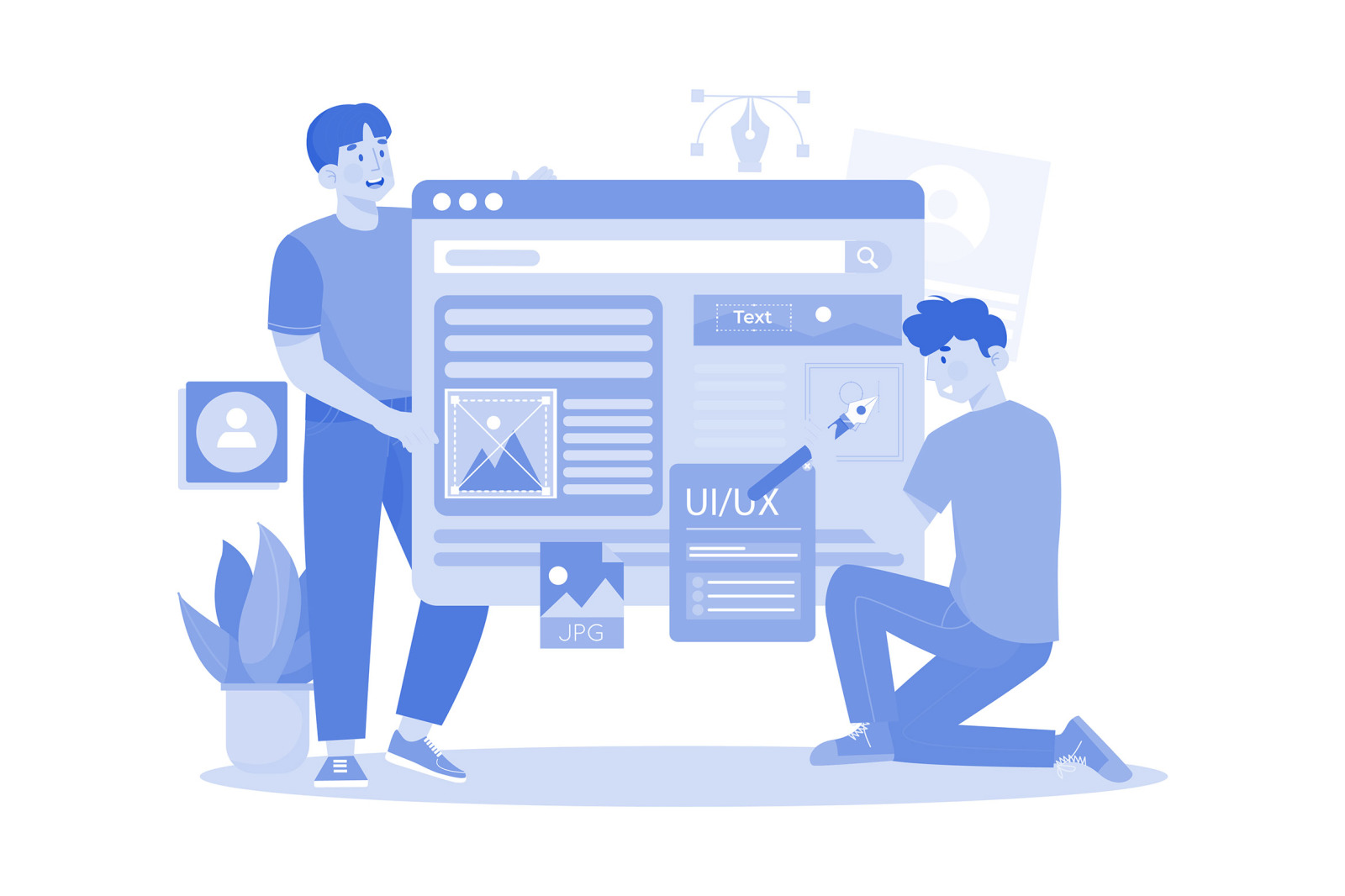 M653_UI/UX Design Illustration Pack M653_UI/UX Design Illustration Pack