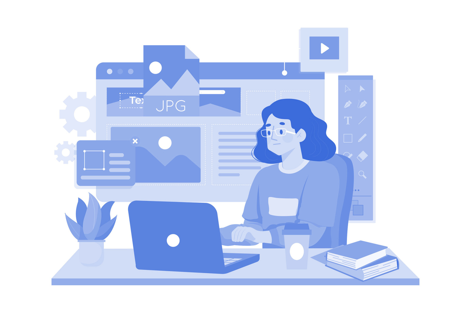 M653_UI/UX Design Illustration Pack M653_UI/UX Design Illustration Pack