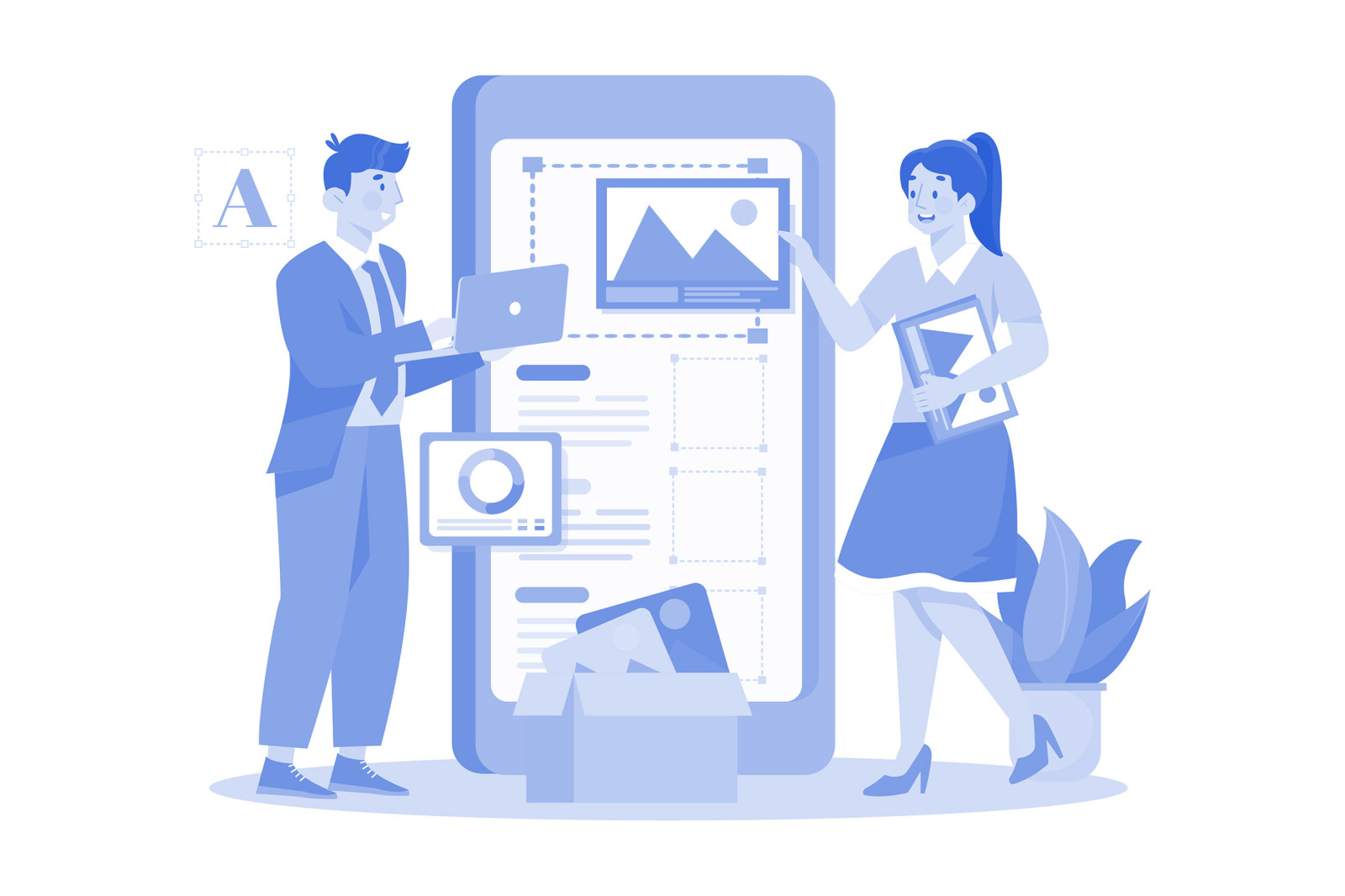 M653_UI/UX Design Illustration Pack M653_UI/UX Design Illustration Pack