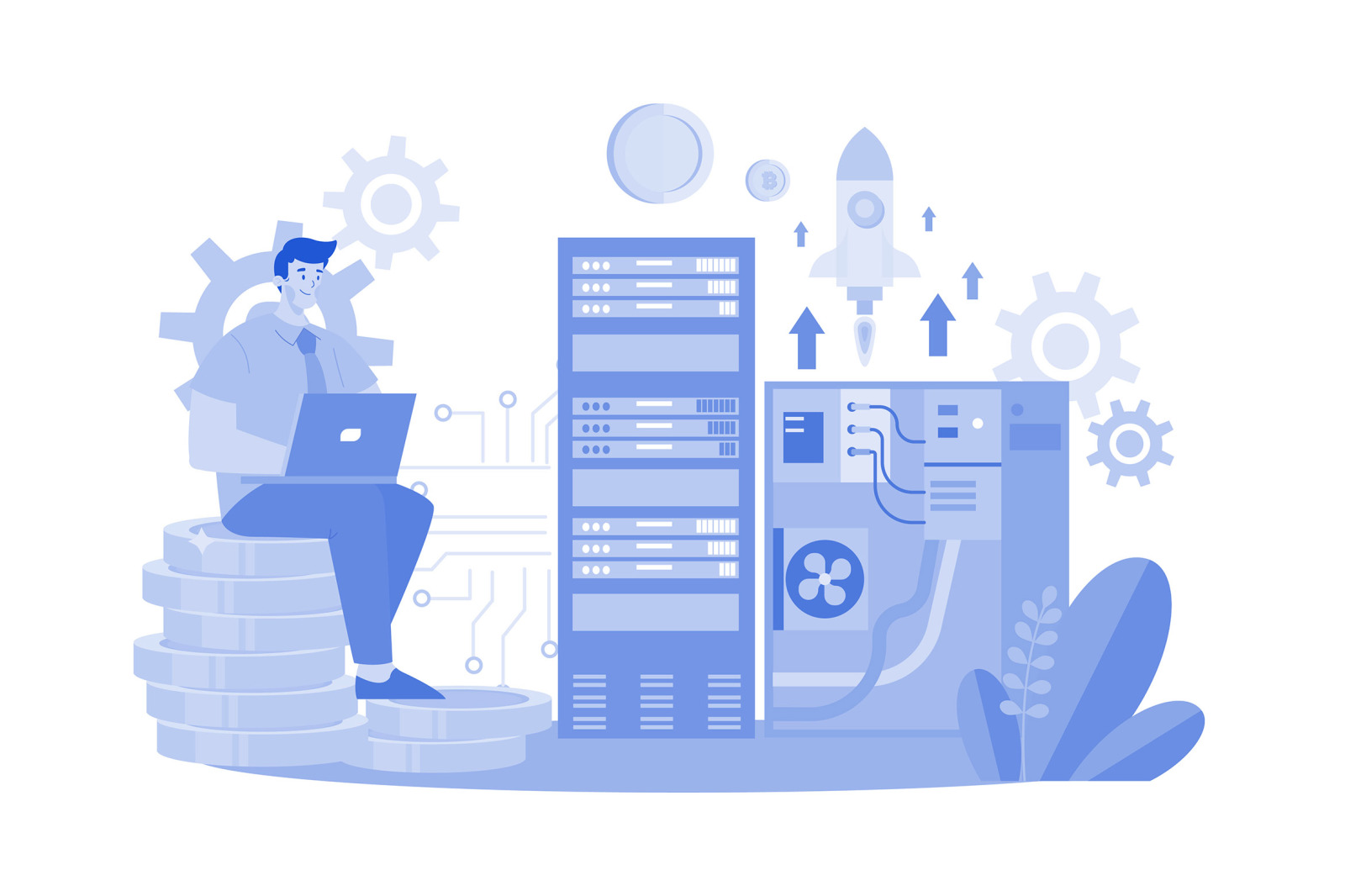 M654_Blockchain Illustration Pack M654_Blockchain Illustration Pack