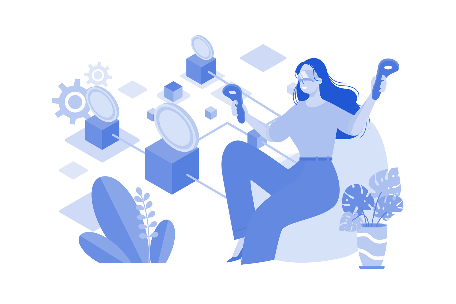 M654_Blockchain Illustration Pack M654_Blockchain Illustration Pack
