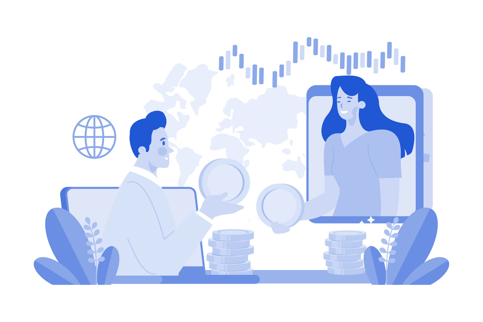 M654_Blockchain Illustration Pack M654_Blockchain Illustration Pack