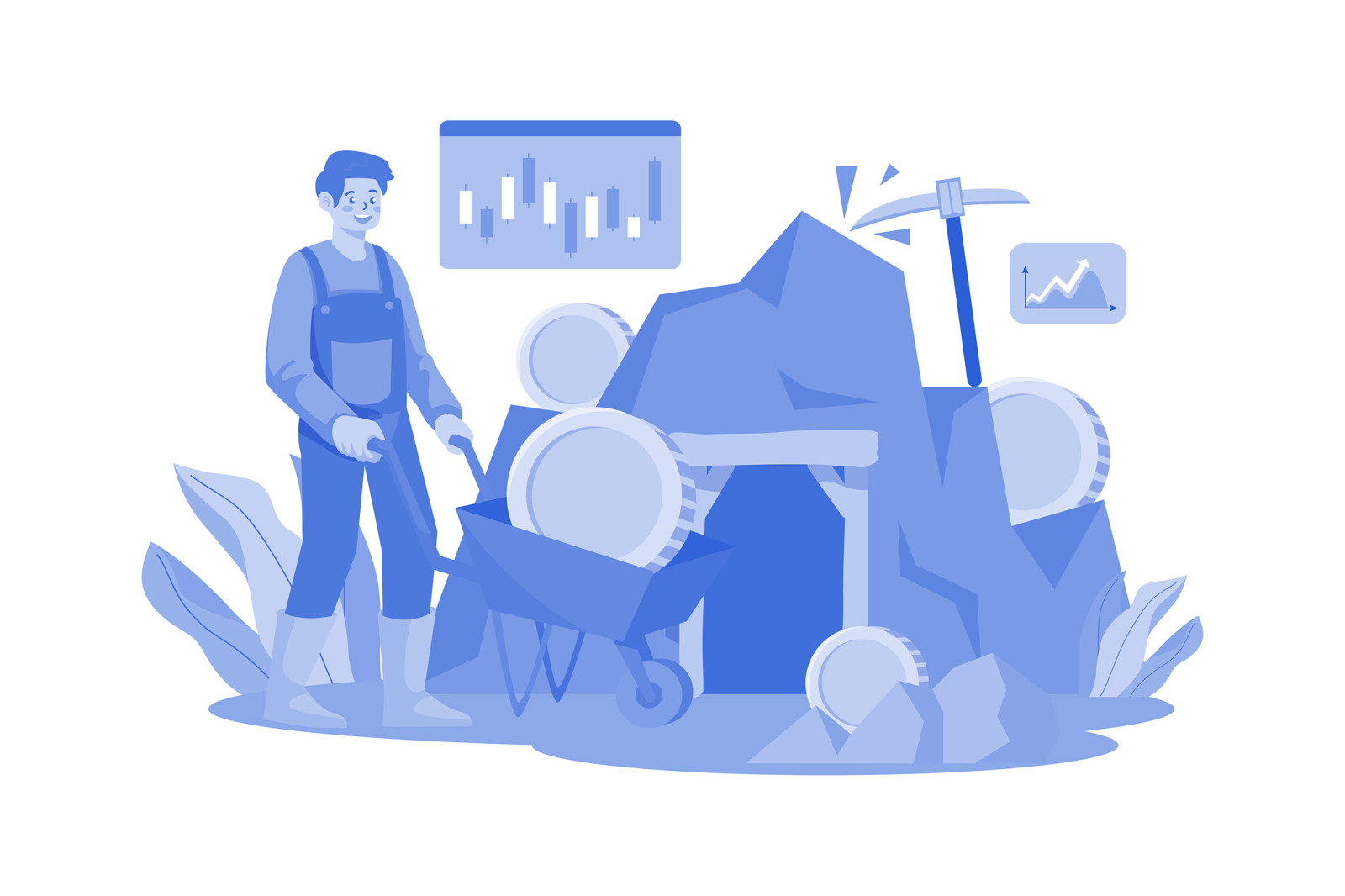 M655_Cryptocurrency Illustration Pack M655_Cryptocurrency Illustration Pack