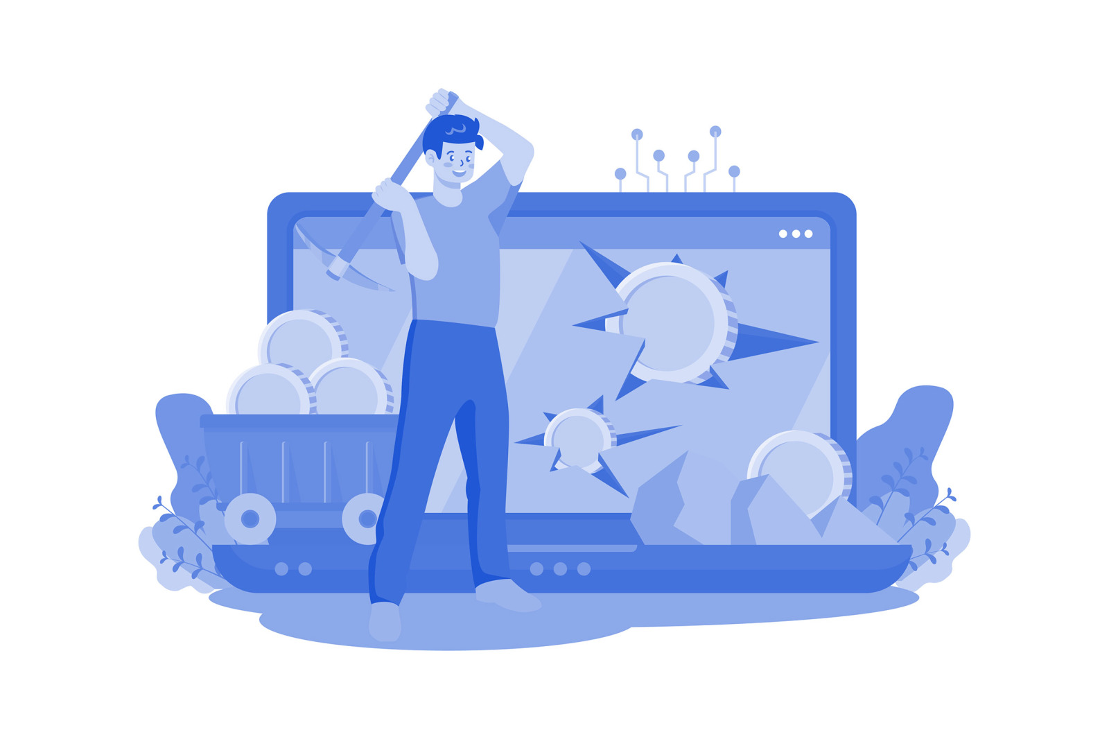 M655_Cryptocurrency Illustration Pack M655_Cryptocurrency Illustration Pack