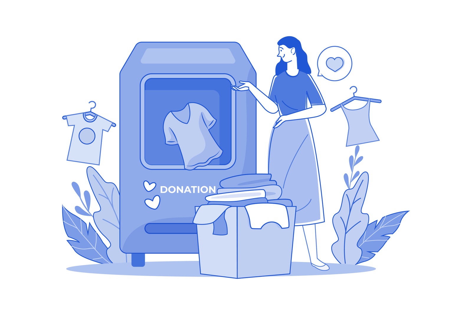 M657_Charity and Donation Illustration Pack