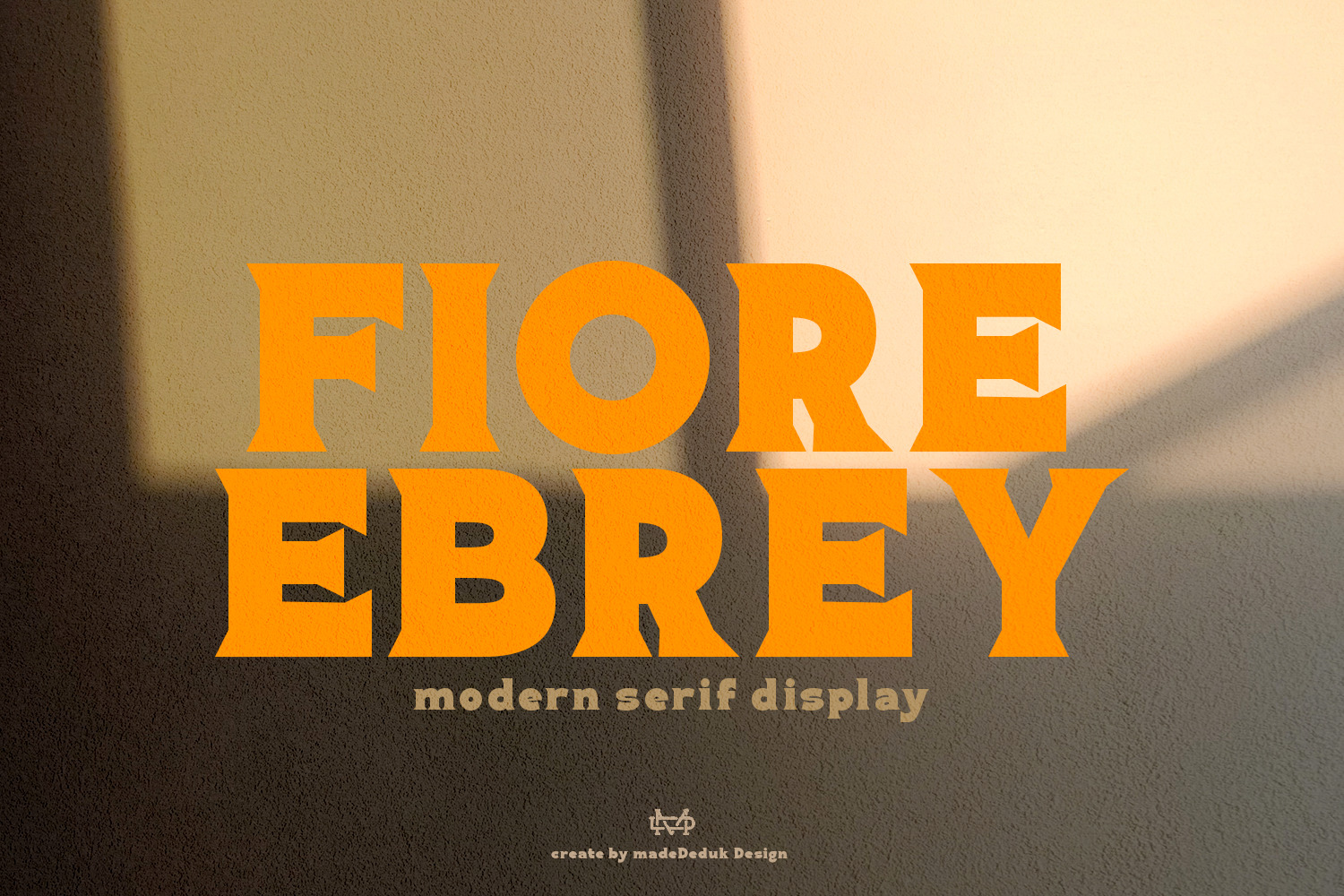 Fiore Ebrey - Display Font Fiore Ebrey - Display Font