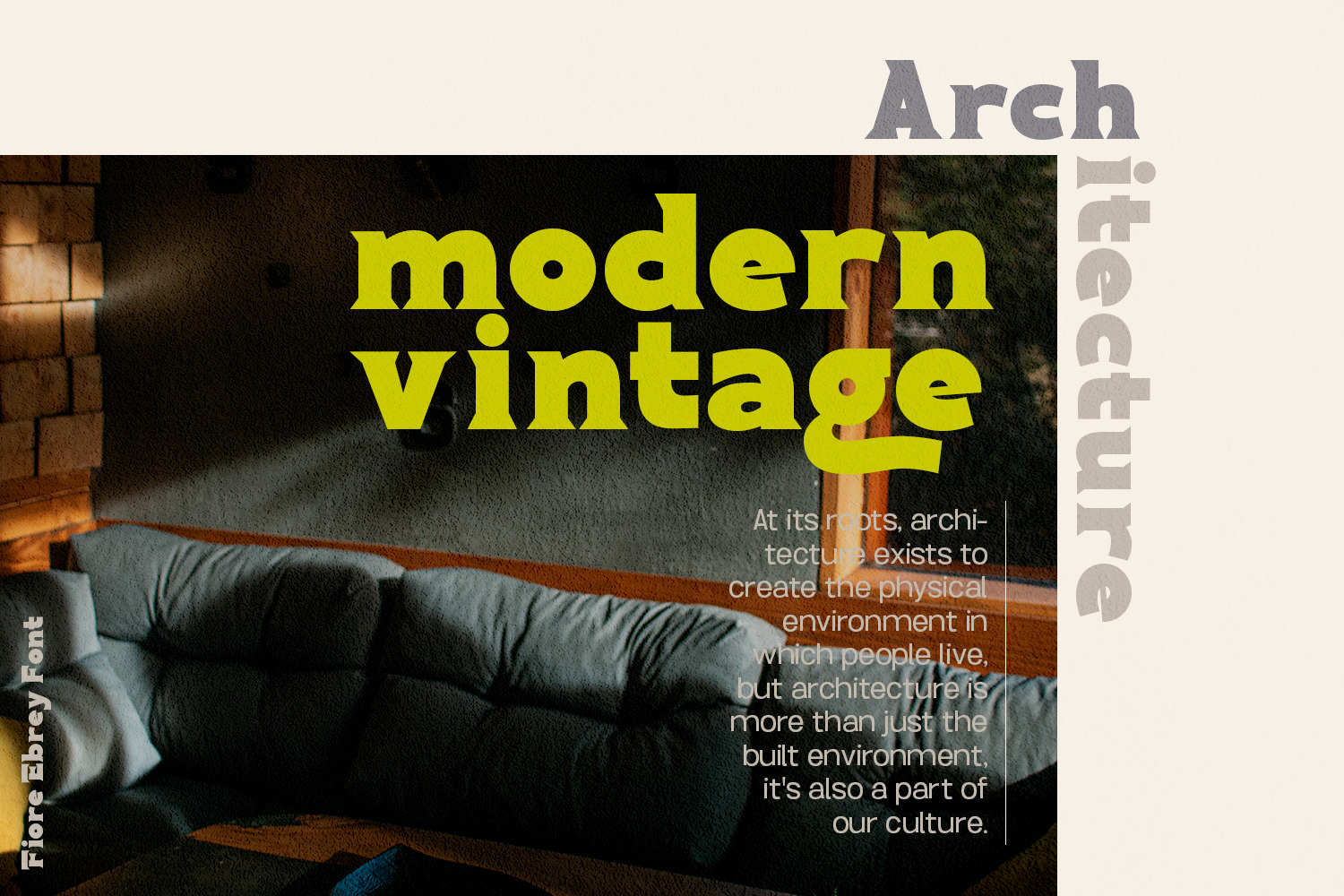 Fiore Ebrey - Display Font Fiore Ebrey - Display Font