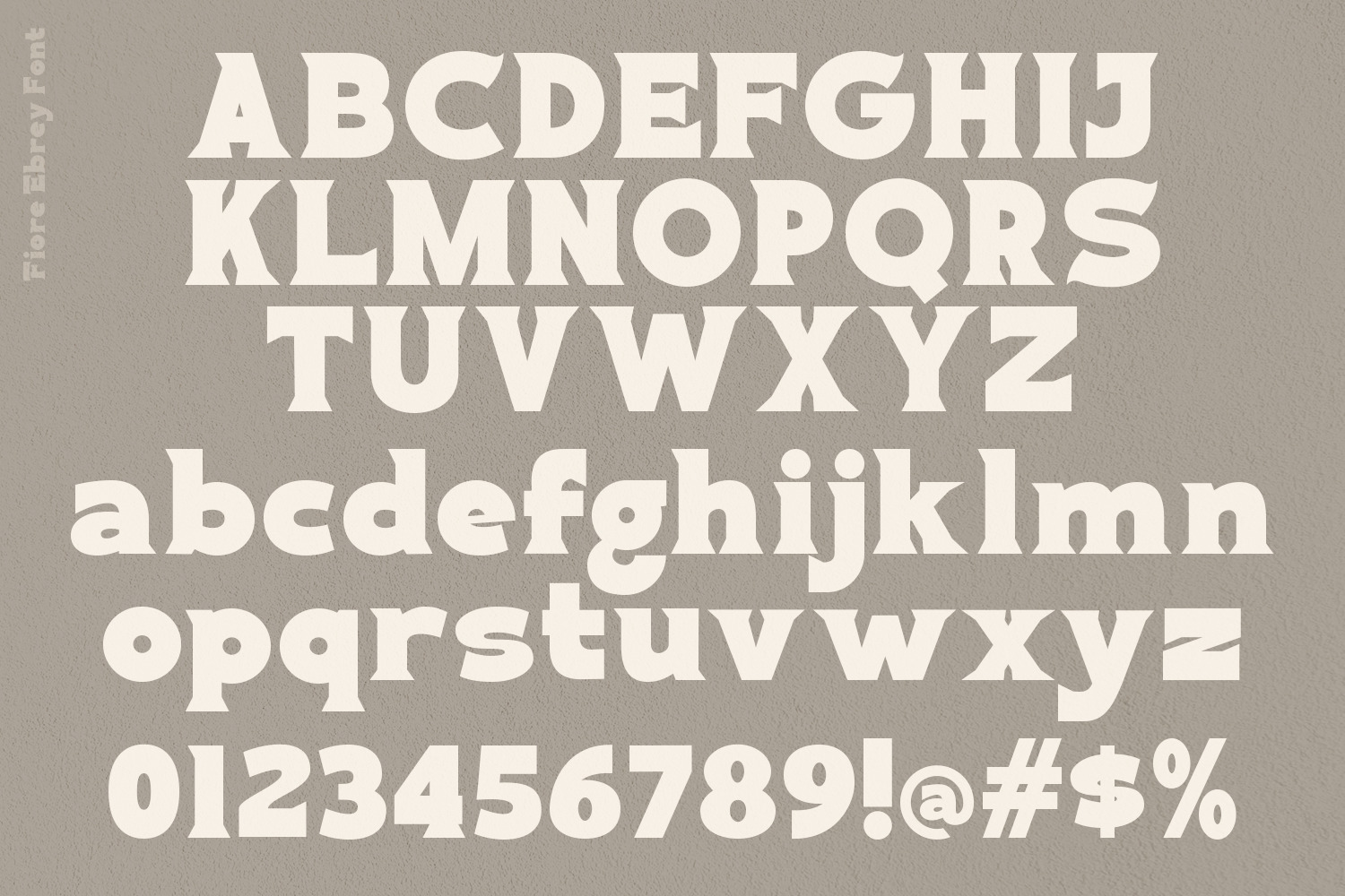 Fiore Ebrey - Display Font Fiore Ebrey - Display Font