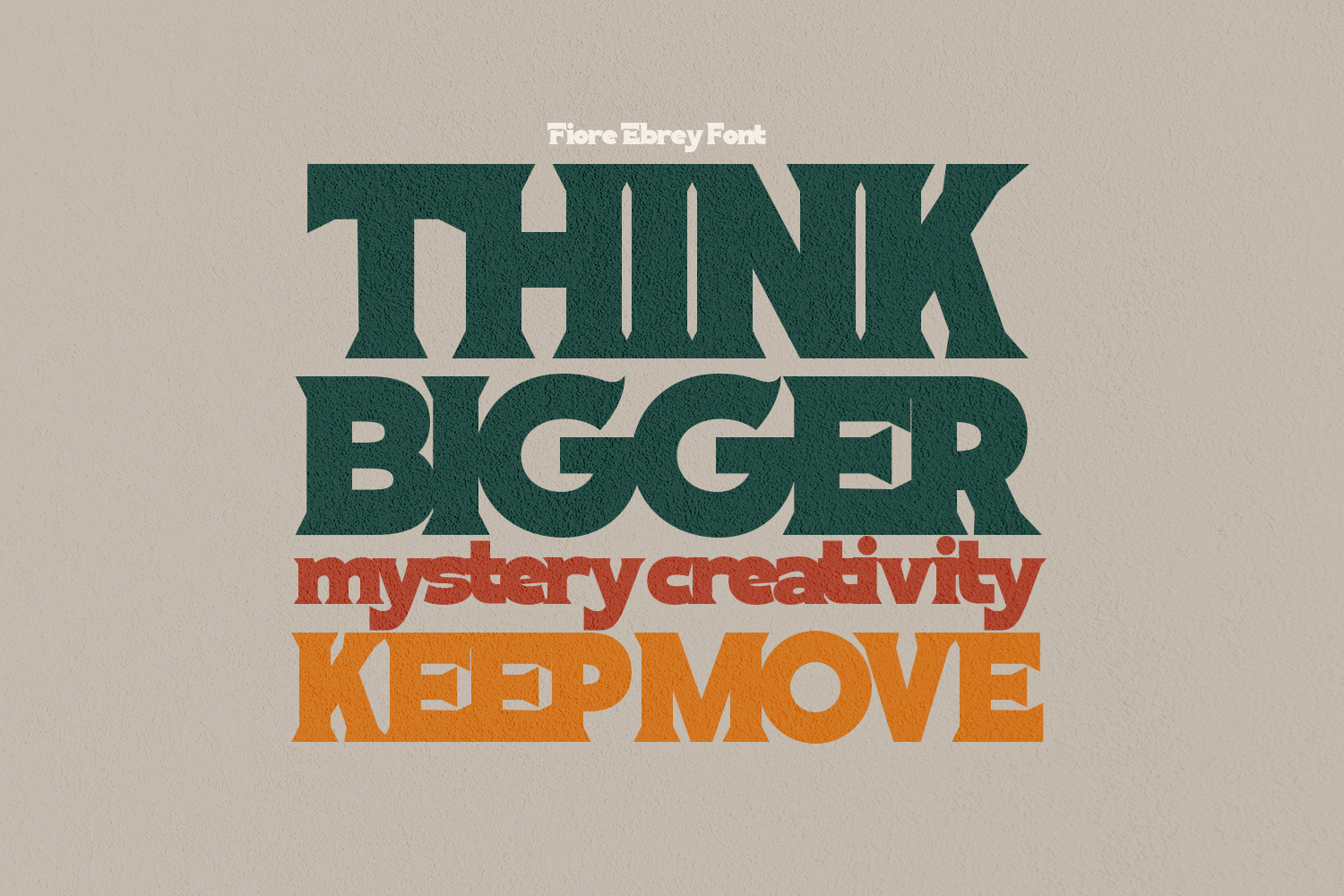 Fiore Ebrey - Display Font Fiore Ebrey - Display Font