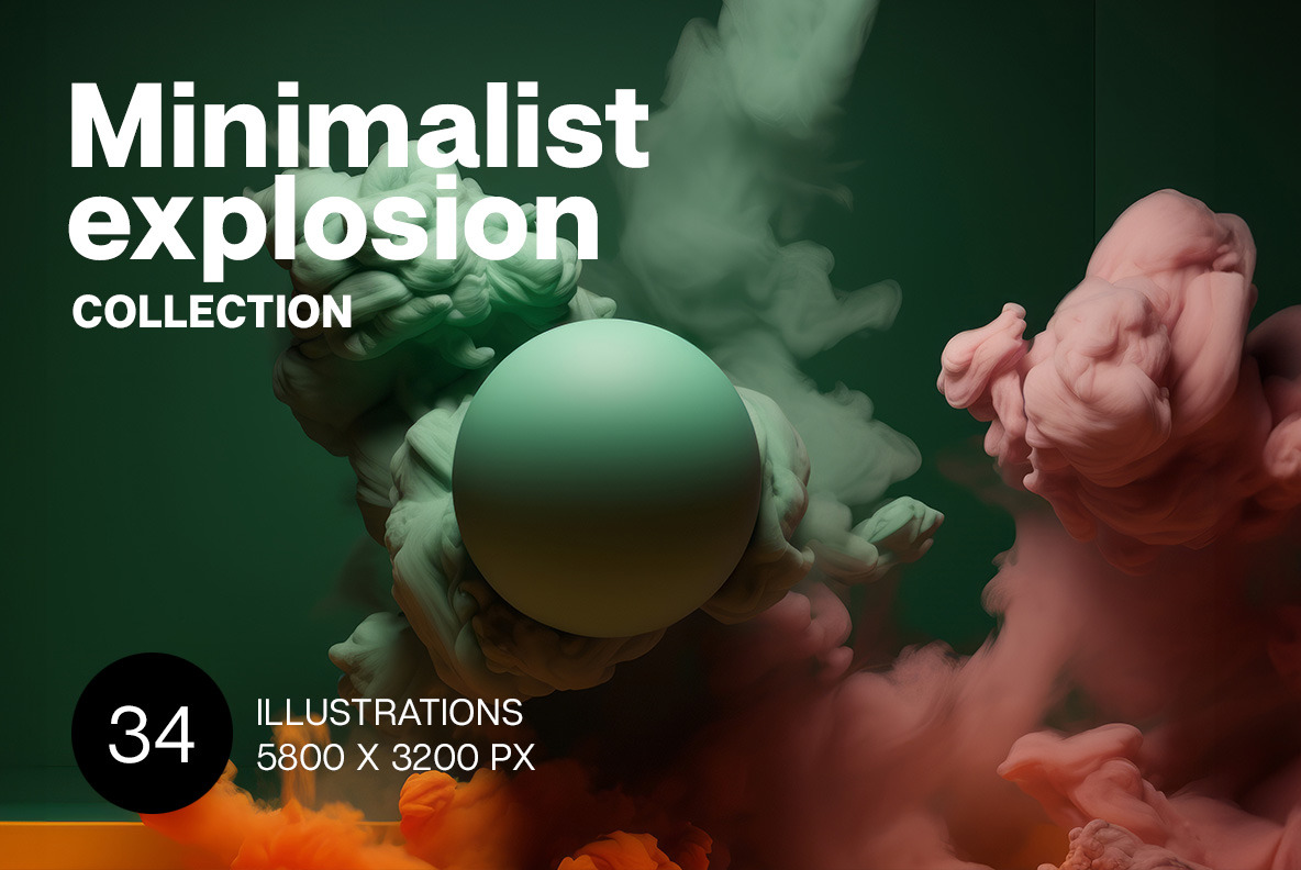 Minimalist explosion Minimalist explosion