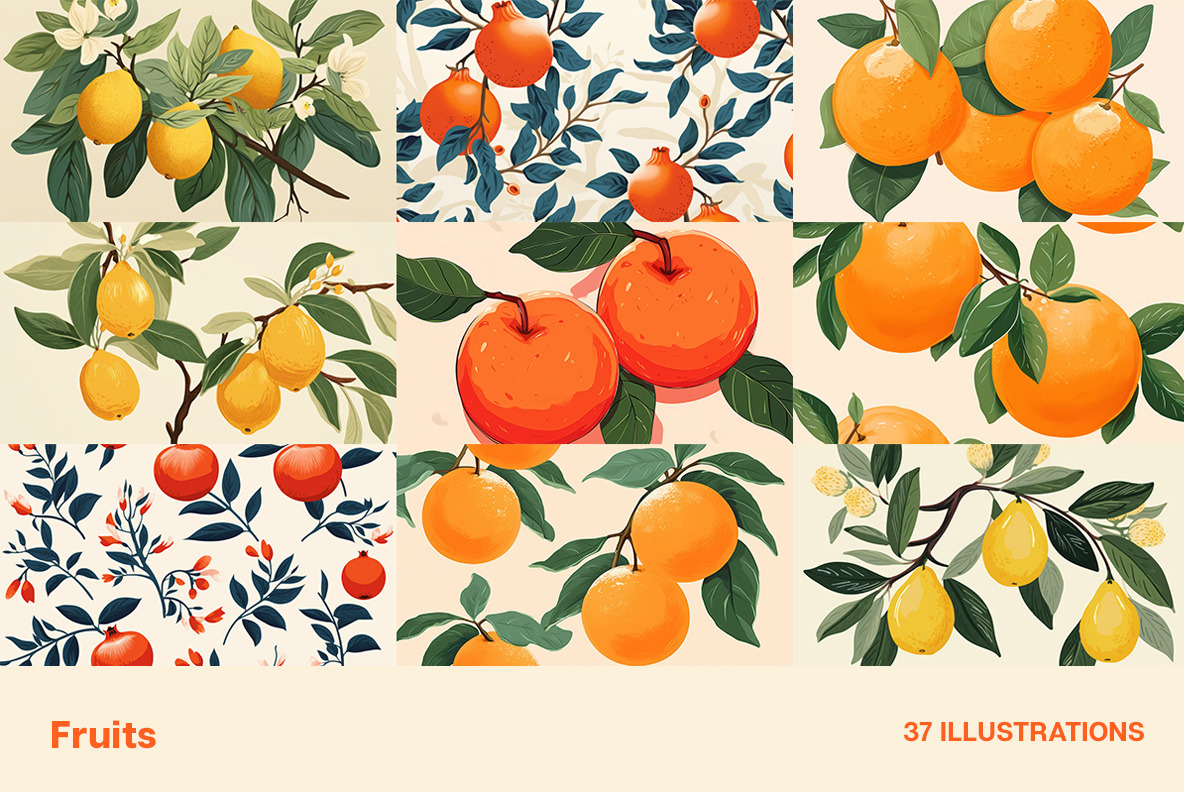 Fruits on a branch Fruits on a branch