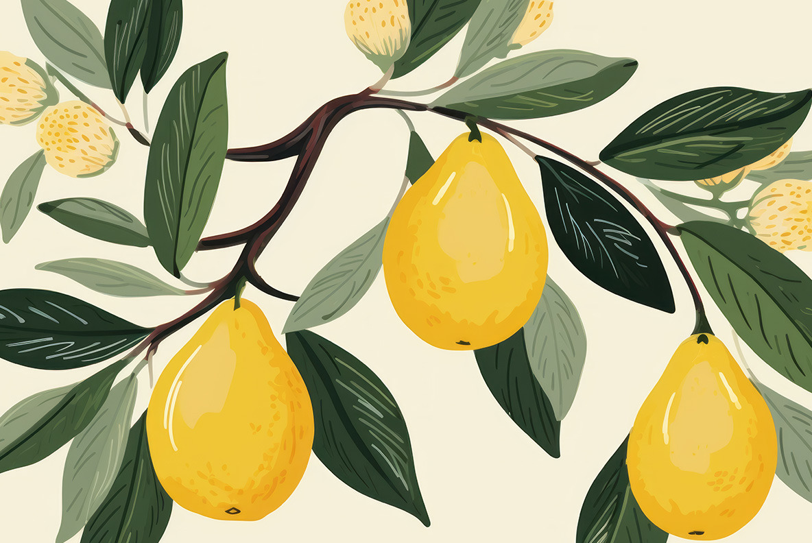 Fruits on a branch Fruits on a branch