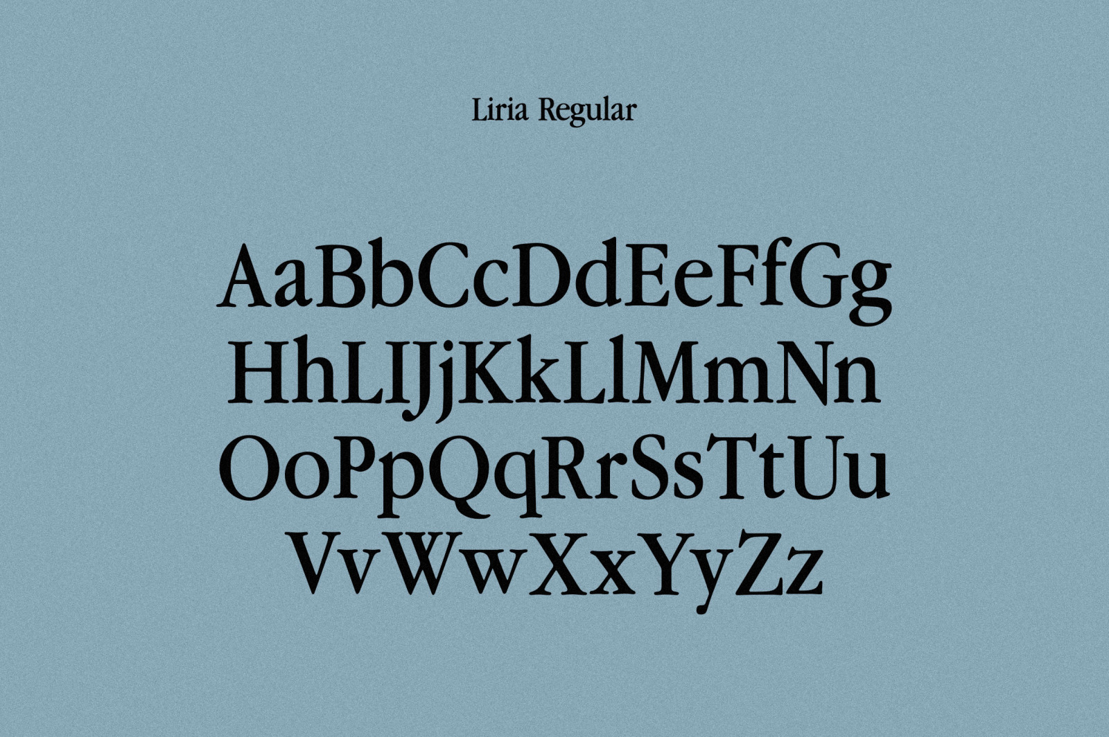 Liria Serif Typeface