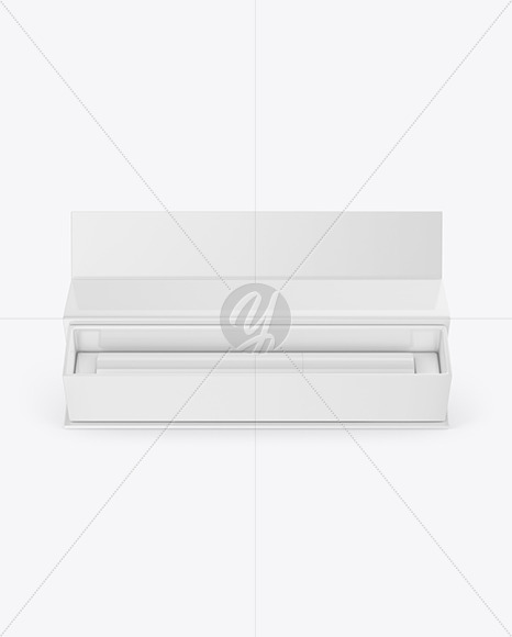 Opened Glossy Eyeliner Box Mockup