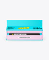Opened Glossy Eyeliner Box Mockup