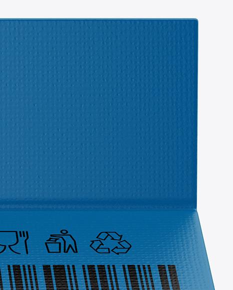 Opened Glossy Eyeliner Box Mockup