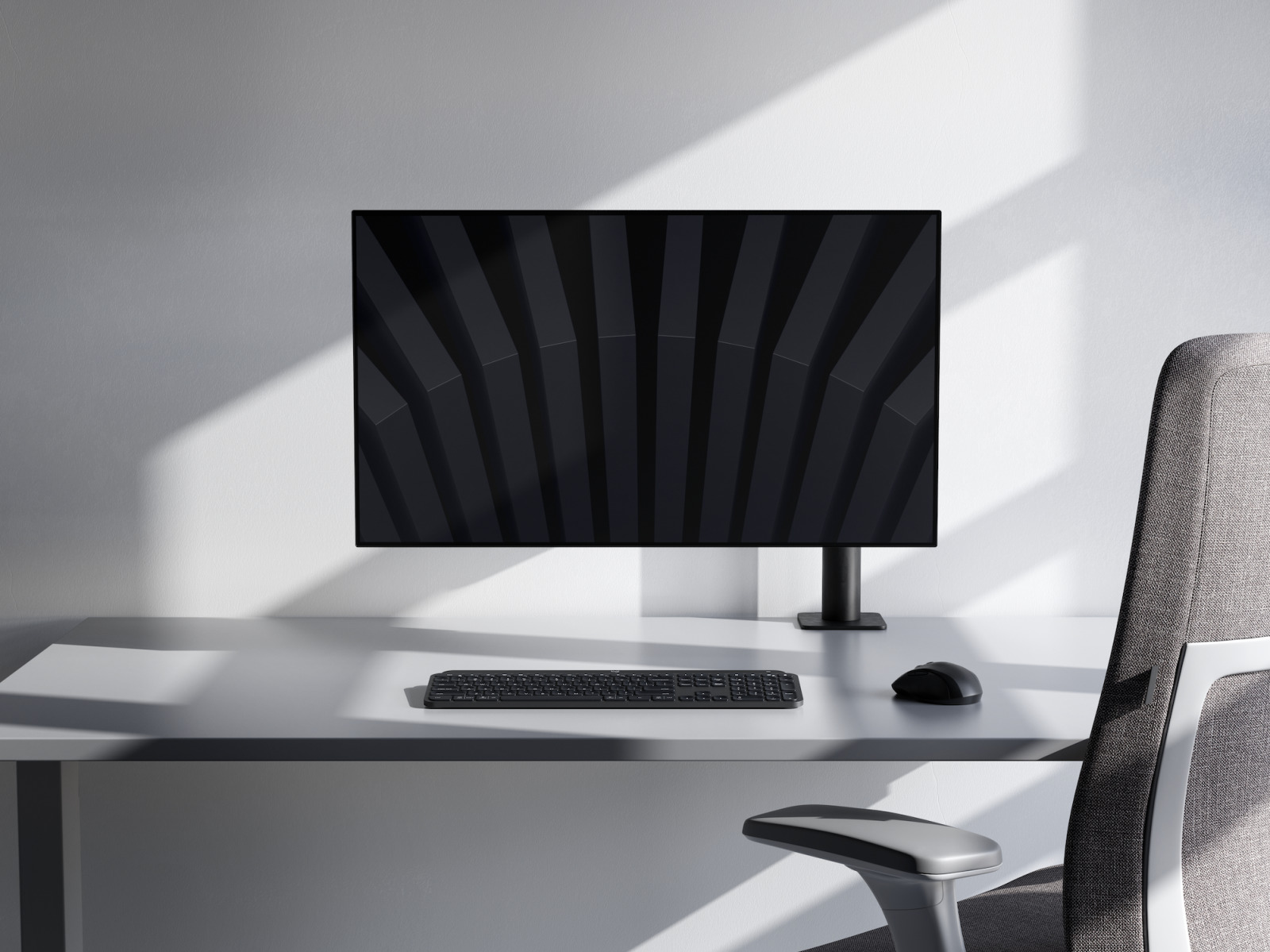 Workplace Mockup (Day & Night) Workplace Mockup (Day & Night)