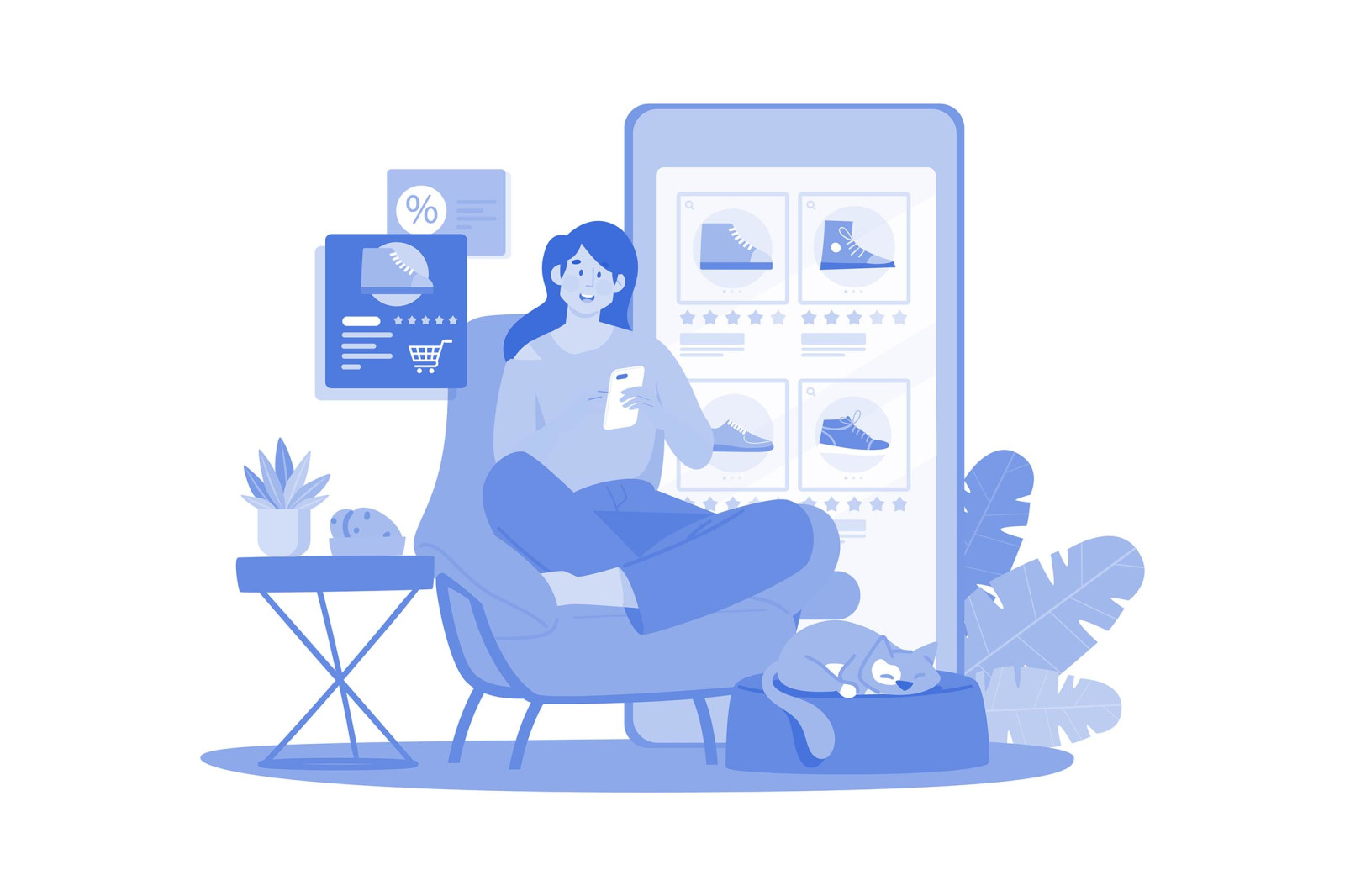 M648_Online Shop Illustration Pack M648_Online Shop Illustration Pack