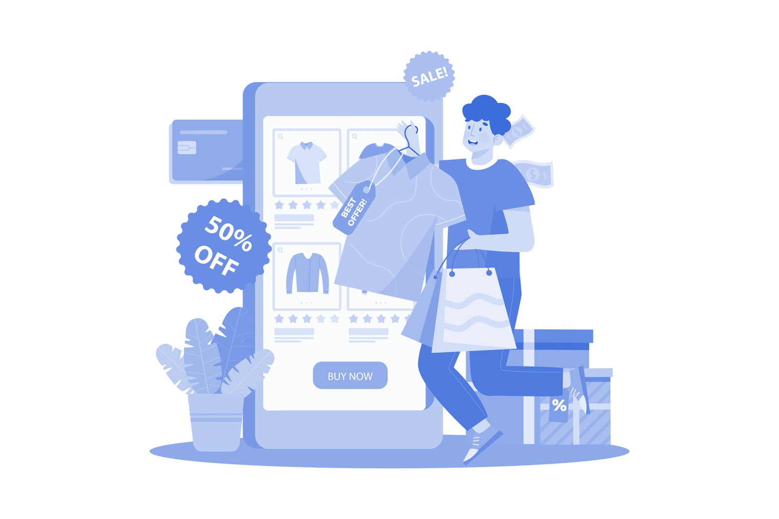 M648_Online Shop Illustration Pack