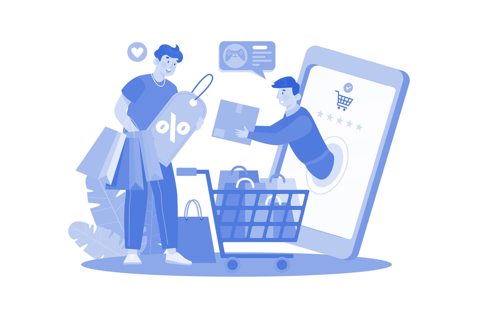 M648_Online Shop Illustration Pack M648_Online Shop Illustration Pack