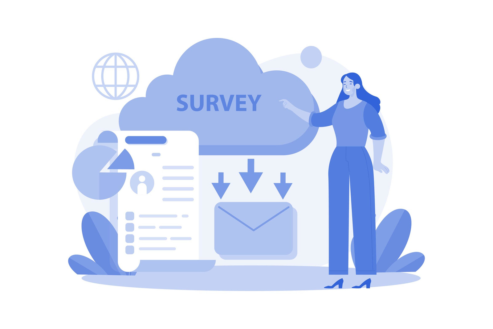 M647_Online Survey Illustration Pack M647_Online Survey Illustration Pack