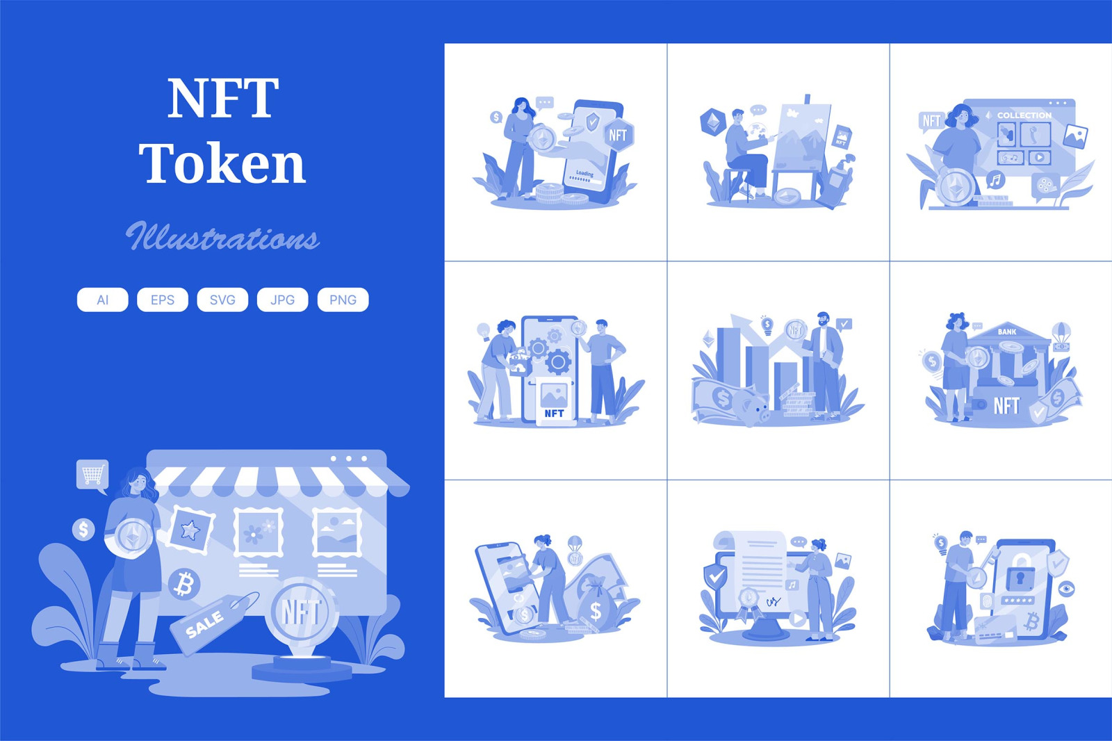 M646_NFT Token Illustration Pack M646_NFT Token Illustration Pack