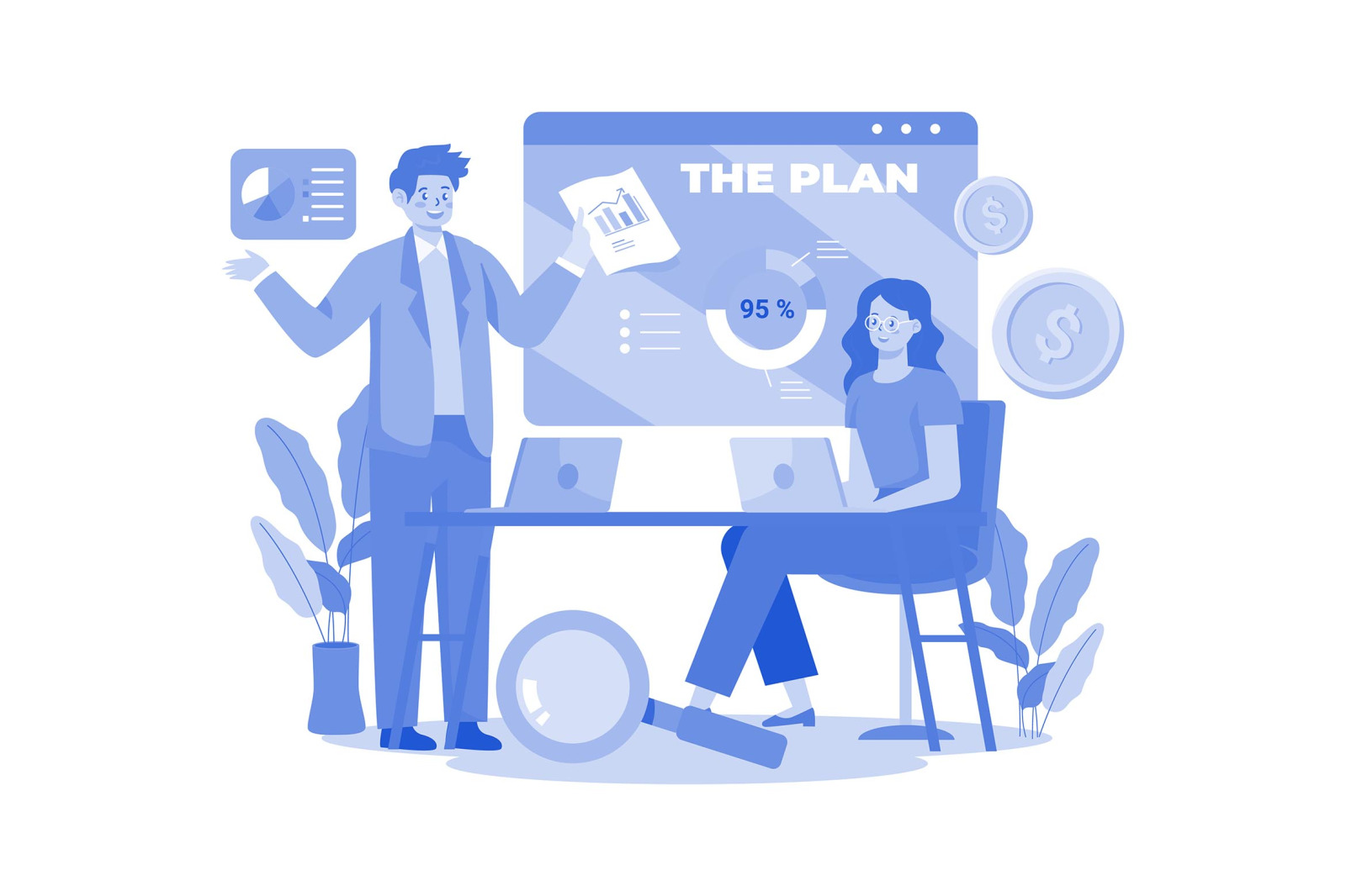 M645_Strategic Planning Illustration Pack