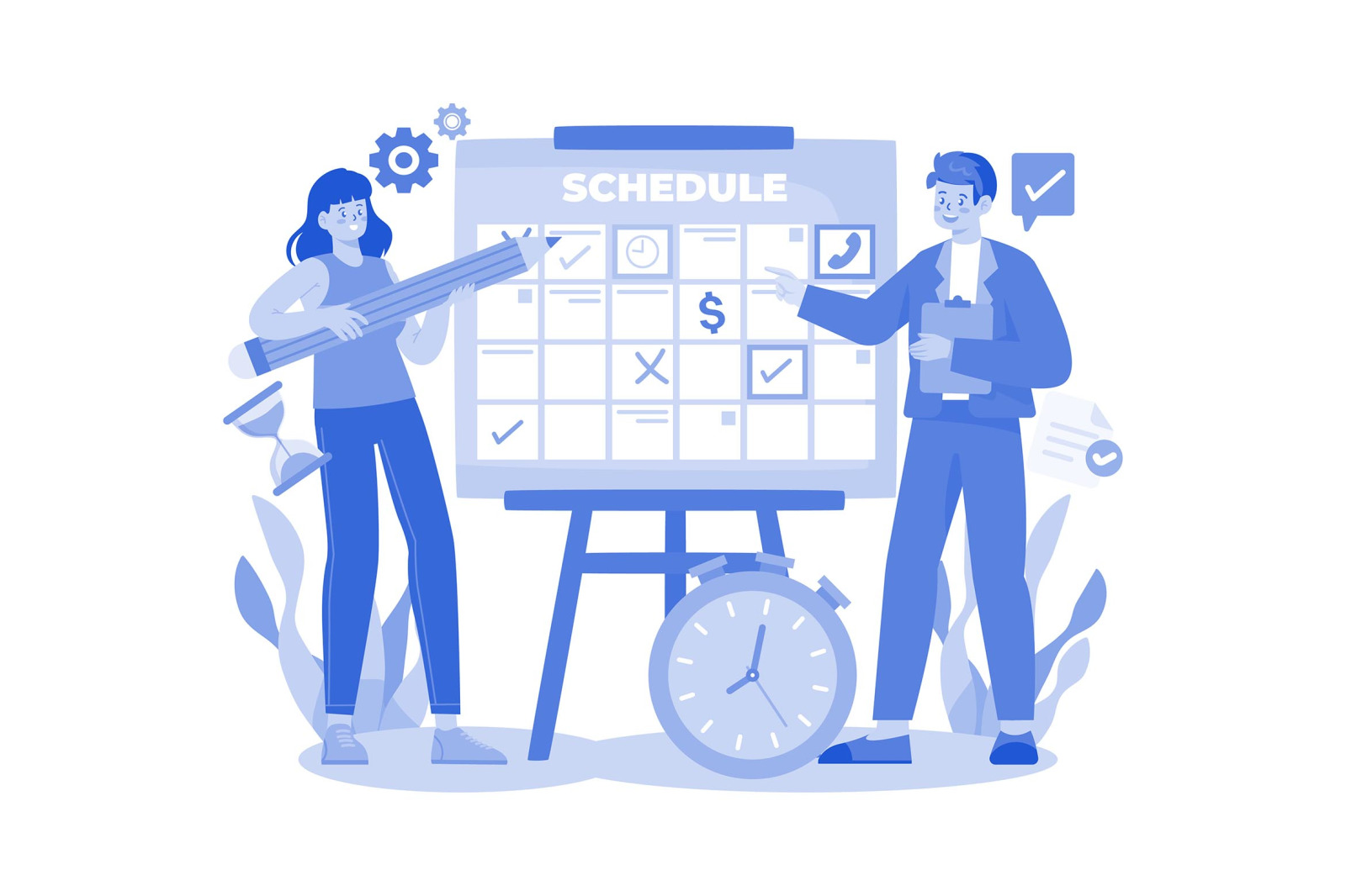 M645_Strategic Planning Illustration Pack M645_Strategic Planning Illustration Pack