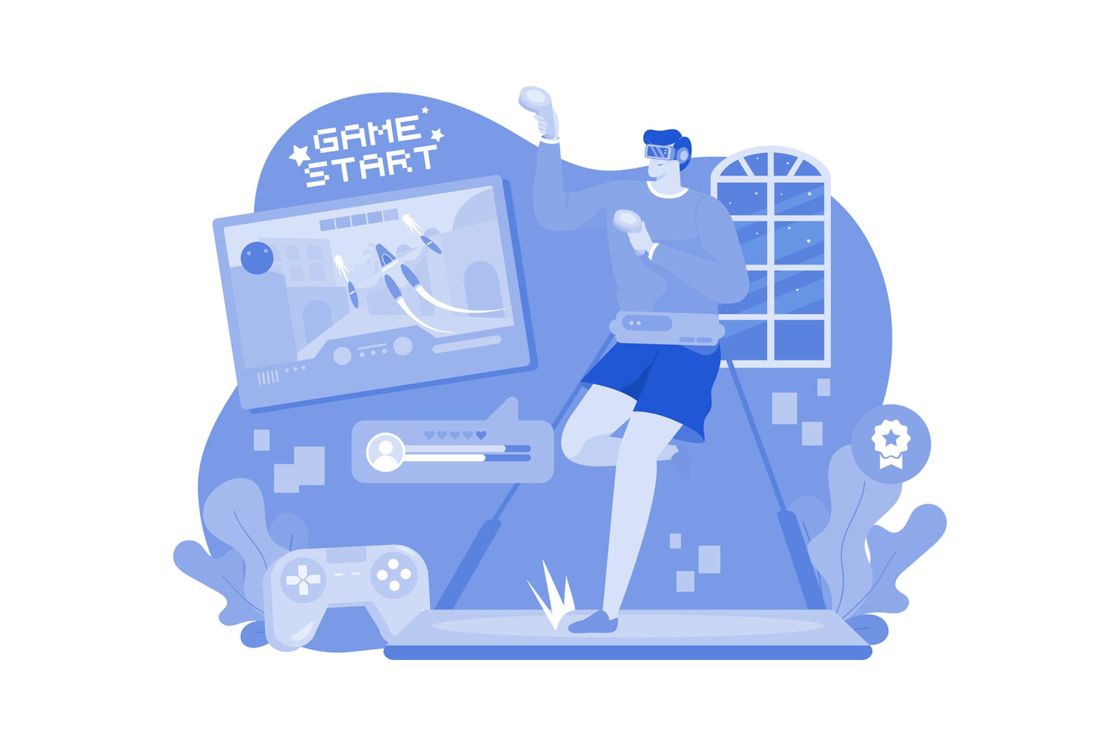 M644_Virtual Reality Illustration Pack M644_Virtual Reality Illustration Pack