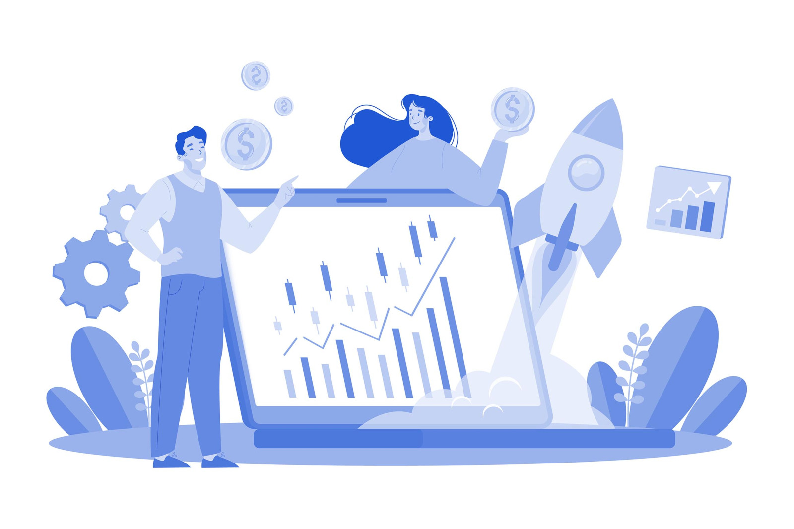 M642_Stock Market Illustration Pack M642_Stock Market Illustration Pack