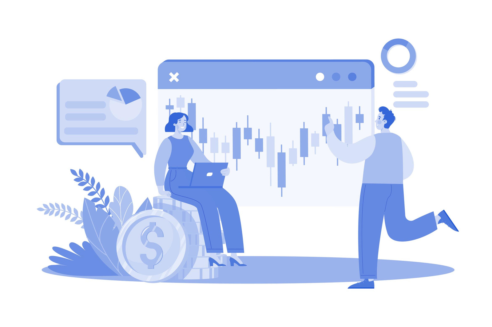 M642_Stock Market Illustration Pack