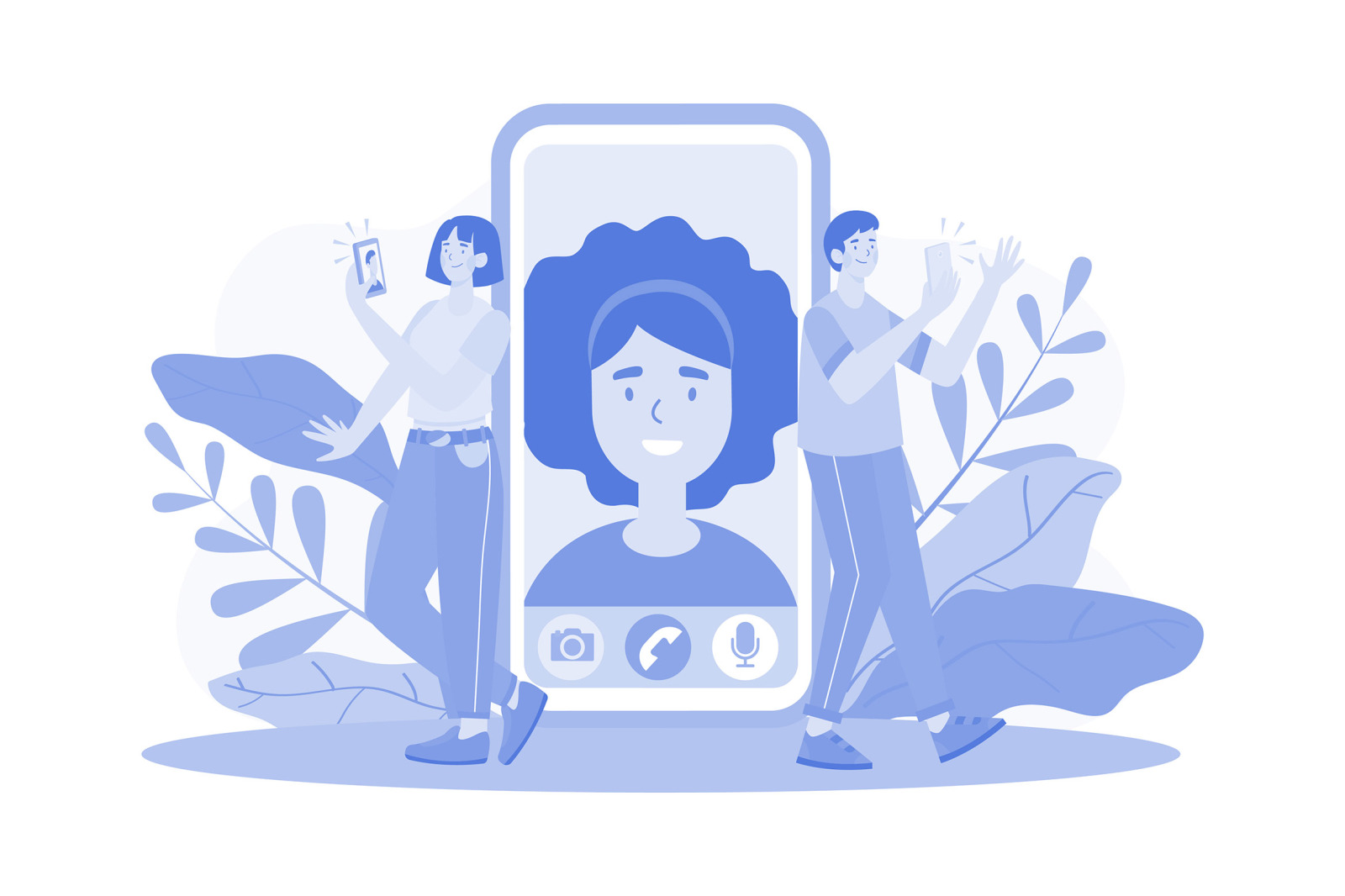 M640_Social Network Illustration Pack M640_Social Network Illustration Pack