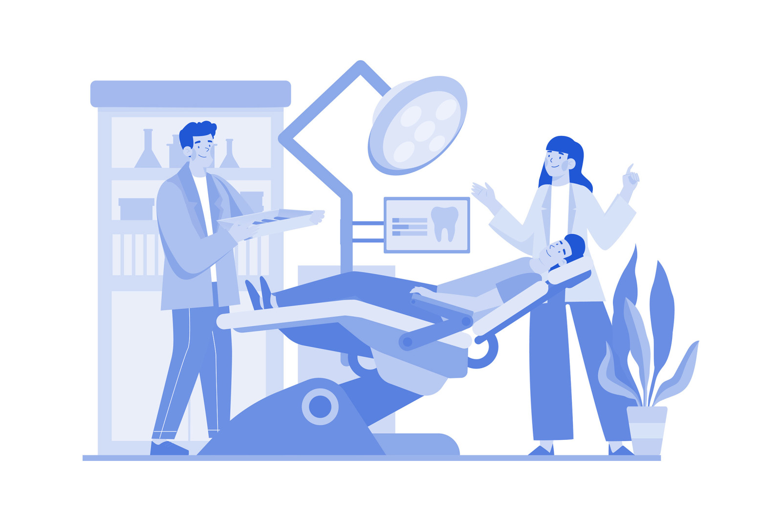 M639_Dental Clinic Illustration Pack M639_Dental Clinic Illustration Pack