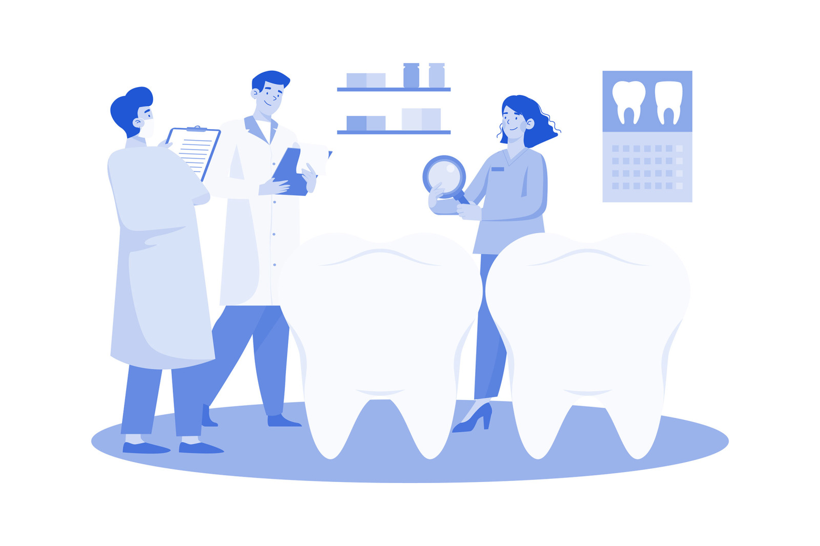 M639_Dental Clinic Illustration Pack