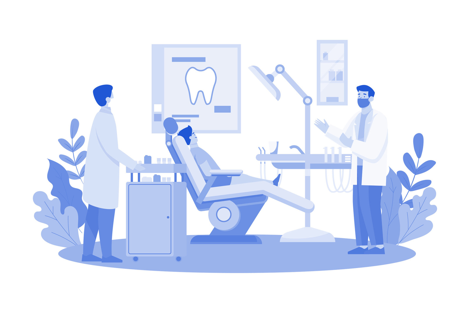 M639_Dental Clinic Illustration Pack M639_Dental Clinic Illustration Pack
