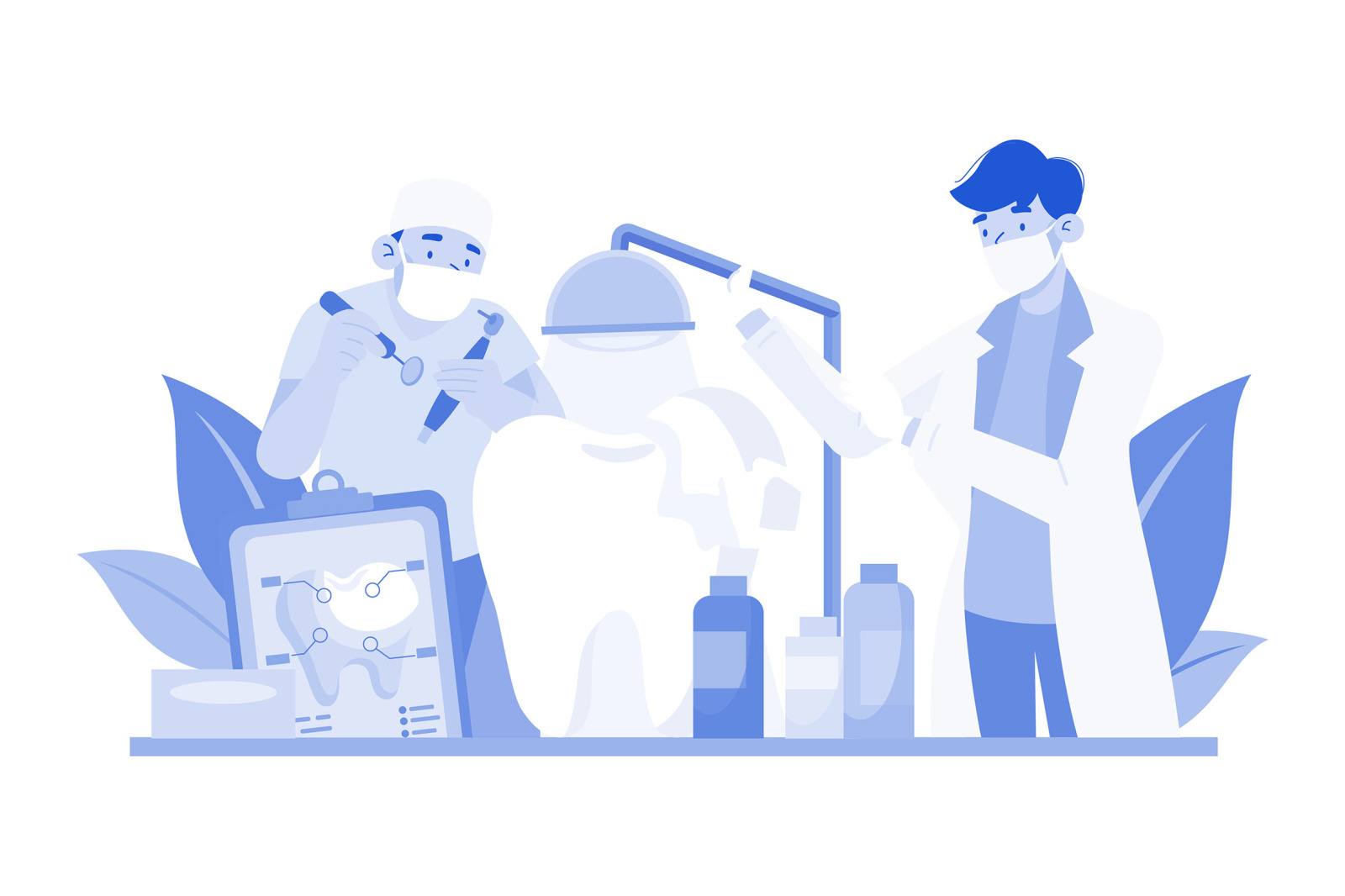 M639_Dental Clinic Illustration Pack M639_Dental Clinic Illustration Pack