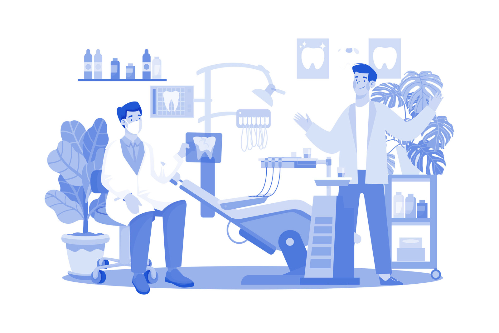 M639_Dental Clinic Illustration Pack M639_Dental Clinic Illustration Pack
