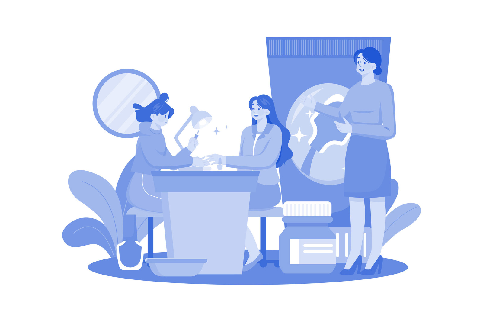 M637_Beauty Salon Illustration Pack M637_Beauty Salon Illustration Pack