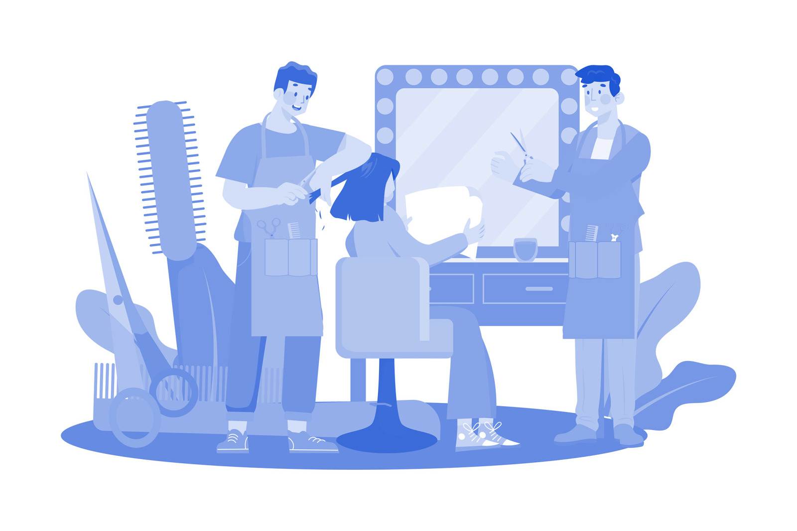 M637_Beauty Salon Illustration Pack M637_Beauty Salon Illustration Pack
