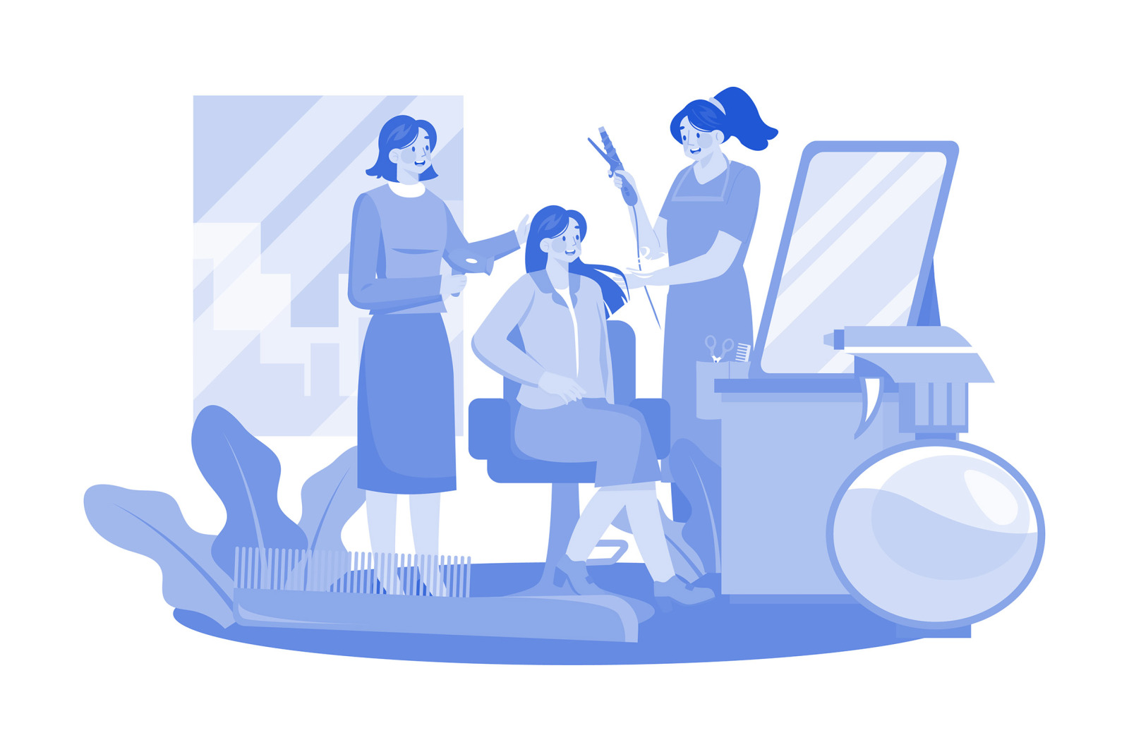 M637_Beauty Salon Illustration Pack M637_Beauty Salon Illustration Pack