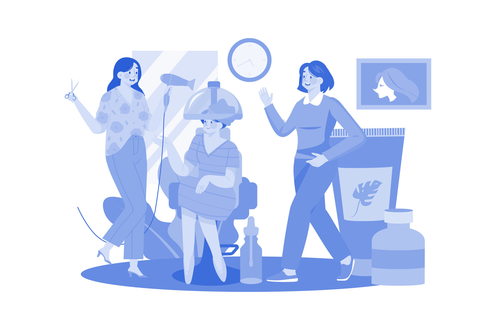 M637_Beauty Salon Illustration Pack M637_Beauty Salon Illustration Pack