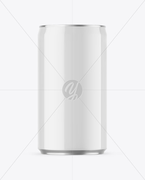 Glossy Drink Can Mockup