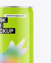 Glossy Drink Can Mockup